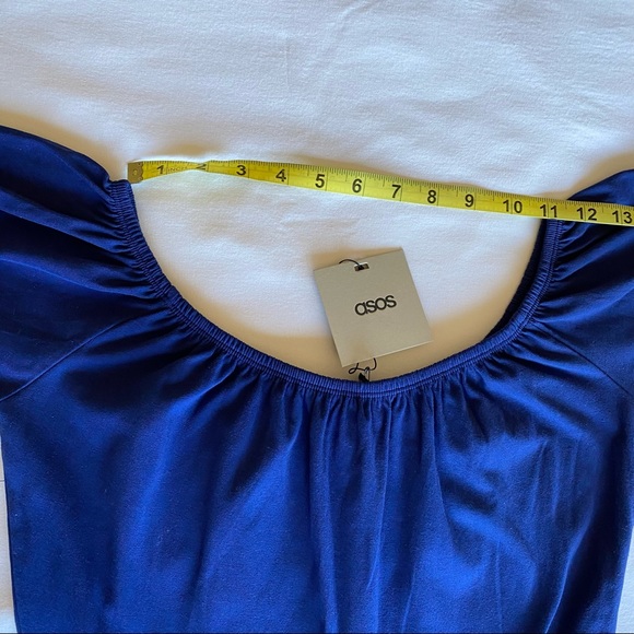 Brand new Asos skater dress with off shoulder and gypsy detail in size small (S) - Picture 4 of 12